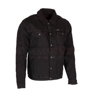 Vêtements de sport de course pour hommes de qualité supérieure Veste lourde respirante en jean d'été de couleur unie vintage - Product Image 2