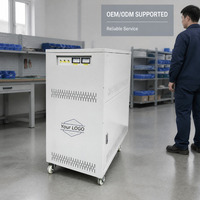 Stabilisateur de tension triphasé AVR série 380V avec protection contre les courts-circuits pour usage industriel