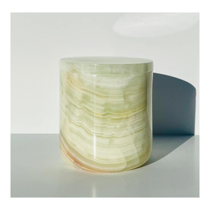 Portavelas de Alabastro de Ónix Natural Hecho a Mano de Alta Calidad, Tapa para Frascos de Aromaterapia, Velas Perfumadas Personalizables, Decoración del Hogar - Product Image 2