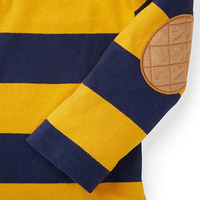 Maillot de rugby pour homme personnalisé de haute qualité, respirant, 100% coton, manches régulières, tricoté, séchage rapide