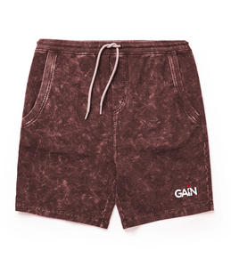 กางเกงขาสั้นระบายเหงื่อของผู้ชายผ้าฝ้าย100% แบบลำลองปรับแต่งได้เอวกลางเอวระบายอากาศได้ดี - Product Image 2