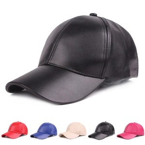 Gorra de béisbol de cuero PU para hombre y mujer, visera, tablero ligero, estilo Hip Hop sólido, sombrero para el sol al aire libre para esquí, ciclismo diario, deportes de playa - Product Image 2