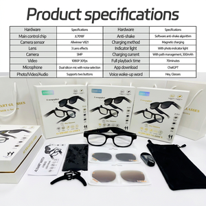Lentes Inteligentes INMO G1 con IA, Cámara Dual de 1080P, Control por Aplicación, Control por Voz, Reproductor de Música, Llamadas Telefónicas, Traducción en Tiempo Real - Product Image 5