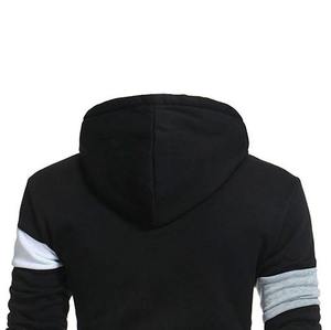 100% coton couleur nouvelle mode en gros surdimensionné meilleure bonne qualité faites votre propre logo pour les sweats à capuche pour hommes fermeture éclair complète, rue - Product Image 6