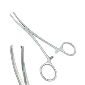 Orthopedic Veterinary Kelly-Rankin Hemostatic Forceps 6.25\" (16cm) Curved <b>Stainless</b> <b>Steel</b> Surgical Tool Reliable Precise - Product Image 5