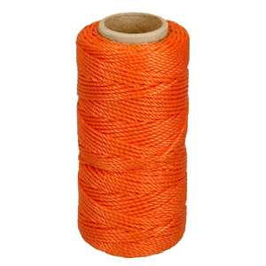 Truper HIL-65N Orange 65m Ligne de pêche en nylon pour applications de fil de maçon, cordon en fibre durable pour les sports et loisirs de plein air - Product Image 1