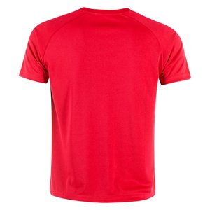 Camiseta Deportiva de Fútbol Roja Sublimada con Diseño Personalizado de Poliéster para Hombre, Ropa Deportiva de Equipo con Franja Vertical - Product Image 2