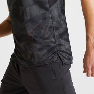 Camisetas de Verano para Hombre al por Mayor, Cuello Redondo, Seda/Algodón, Transpirables, Sublimadas, Personalizadas, para Gimnasio, Ajuste Regular - Product Image 6