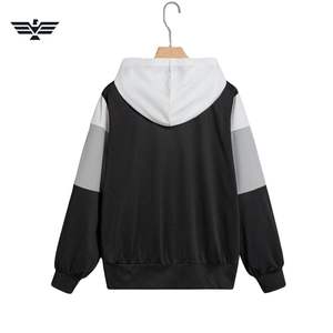 Sweat à capuche long zippé pour femme de haute qualité, 100 % coton, confortable, décontracté, pour jeunes, hiver - Product Image 3