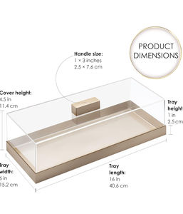 Jadica Customized Elegant Jewelry <b>Display</b> Premium Acrylic <b>Case</b> Design Pre-Assembled Eco-Friendly Modern Glossy Finish - Product Image 5