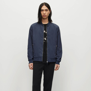 <b>Lightweight</b> Polyester Bomber <b>Jacket</b> for Men OEM Custom Logo Stand Collar Winter <b>Jacket</b> with Zip Design Men Bomber <b>Jacket</b> - Product Image 2