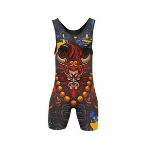 Sublimation Mens <b>Wrestling</b> Singlet Wholesale Custom New Arrival Sublimation Spandex Mens <b>Wrestling</b> Singlet - Product Image 5