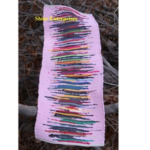 Alfombra Tradicional Tejida a Mano de Chindi, Antideslizante, de Algodón Reciclado, para Interiores/Exteriores, Textiles para el Hogar de la India, Alfombras para Sala de Estar - Product Image 5