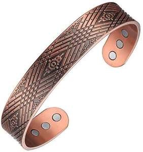 Etched High Quality Copper Plated Elegant Handmade <b>Adjustable</b> <b>Bracelet</b> Strong Quality High Built Artware Fashionable 100% COPPER - Product Image 2