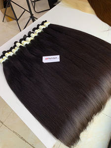 Factory Price Remy Chinese <b>Hair</b> Bulk <b>Extensions</b> Natural <b>Color</b> 100% Virgin <b>Clip</b>-<b>in</b> High Quality Soft Shiny - Product Image 3