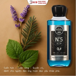 Cuidado Corporal para Hombre 3 en 1, Gel de Ducha para Cuerpo, Vello y Rostro con Provitamina B5, Fórmula 3 en 1, Fragancia Premium, Limpieza Suave para el Cabello Masculino - Product Image 2