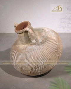 AN026H68OW Atlantis Vieux Blanc En Céramique Mini Paysage Créations Élégamment Conçu Décor À La Maison Jardin Pots De Fleurs Jardinières - Product Image 3