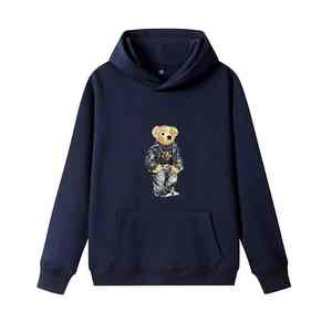 Sweat à capuche en polaire de haute qualité pour Ralph Laure n X-Bear Pull à capuche imprimé par transfert thermique respirant Pull à capuche d'hiver - Product Image 2