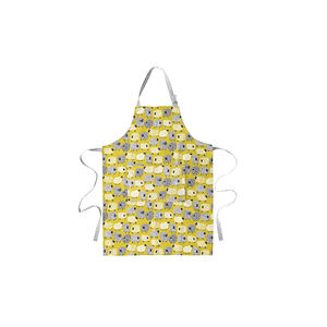 Delantal de cocina de algodón 100% ecológico, delantal de cocina con estampado personalizado sin mangas, último diseño a precio mayorista - Product Image 1