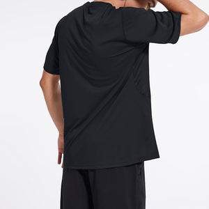 T-shirt pour homme en tissu premium, de haute qualité, personnalisable, produit vierge, col rond, tissu extensible, pour homme - Product Image 2