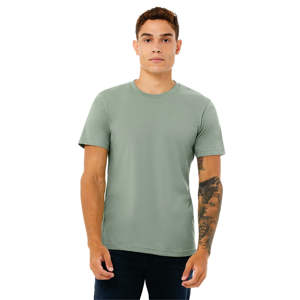 52% Airlume T-Shirt manches courtes unisexe CVC en coton peigné et anneau 48% Poly 32 simple 4.2 oz - Product Image 1