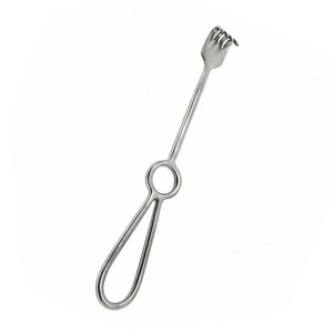 เครื่องมือผ่าตัดคุณภาพสูงชนิด Volkmann Retractor แบบ 4 ง่าม ผลิตจากเหล็กกล้าไร้สนิมแบบด้าน ใช้ซ้ำได้ รุ่น Senn Retractor - Product Image 5