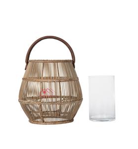 <b>Rattan</b> <b>Lantern</b> Cane and Jute Candle <b>Lantern</b> Eco-friendly <b>Rattan</b> Vintage Wedding <b>Lantern</b> Lightweight - Product Image 1
