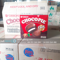 Vente en gros de chocolats à la guimauve Chocopie de qualité supérieure Orion Choco Pie Dark 360g Fabricant du Vietnam