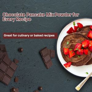 Mélange pour crêpes au chocolat certifié ISO 22000 sans gluten dans un emballage en sac - Product Image 3