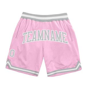Shorts de basket-ball pour enfants et hommes, respirants, en toile, 100% polyester, taille à cordon de serrage, imprimé vintage, vêtements de sport brodés - Product Image 1