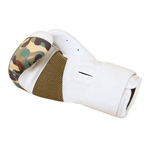 Guantes de boxeo de cuero genuino en venta en línea, guantes de boxeo transpirables personalizados de marca privada - Product Image 3