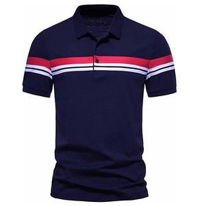 Camiseta Polo de Tela Cómoda Hecha en Pakistán, Diseño Único, Camiseta Polo para Hombre en Color Sólido - Product Image 1