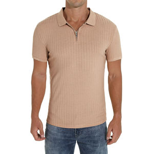 Polos de media cremallera informales para hombre, venta al por mayor, polos ligeros de media cremallera de nuevo diseño de alta calidad - Product Image 4