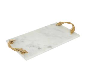 Solid Marble Food Serving <b>Tray</b> Superior Quality Rectangular Shape <b>Decorative</b> <b>Tray</b> for Wholesale Supplier From India. - Product Image 6