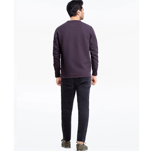 Fournisseur de gros Pull à manches longues en jersey pour hommes, nouveau style de sweat-shirt à col rond en polaire sans capuche, taille XS, motif imprimé - Product Image 5