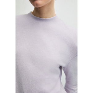 GRIMELANGE LURELLE Blusa de hombros acolchados de tela suave y elástica para mujer - Product Image 3