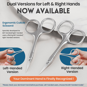 Tijeras Profesionales para Cutículas con Mango Ergonómico, Acero Inoxidable Duradero, Ideales para Decoración de Uñas, Tijeras para Cutículas con Mango Elegante de 3.75 Pulgadas - Product Image 2