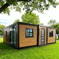 Maison conteneur en acier extensible haut de gamme, moderne, préfabriquée, étanche, avec conception d'espace intelligent