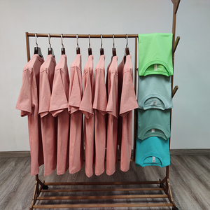 High Quality Loose 220gsm 100% Cotton Tshirts <b>Oversized</b> Custom Logo <b>Plain</b> Mens Sublimation <b>T</b>-<b>shirt</b> for men - Product Image 5