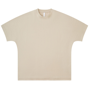 Camiseta de franela de peso pesado de gran tamaño para hombre 245 Gsm 100% algodón sólido de alta calidad en blanco media manga camisas casuales ecológicas - Product Image 3