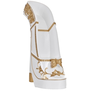 Chaise en forme de chaussure à talons hauts, bois massif, écologique, luxe, surdimensionnée, meubles décoratifs, boutique, salon, salle d'exposition, décoration intérieure - Product Image 2