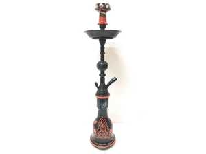Benzersiz nargile vazolar uygun piyasa fiyatı el boyalı kırmızı karmaşık arap tasarım Shisha toptan alıcılar mevcut - Product Image 2