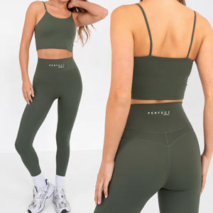 Soutien-gorge de sport professionnel, short, Leggings, Yoga, ensemble imprimé, Gym, Fitness, entraînement, femmes, vêtements actifs, ensemble de fitness populaire, logo personnalisé - Product Image 4