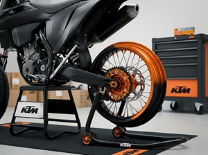 Vente Flash - Roues de moto en aluminium bicolores 17x3.5 17x5.0, roues avant et arrière Supermoto pour <span class=keywords><strong>KTM</strong></span> 125-540 SXF SX EXC XC-F XC-W - Product Image 5