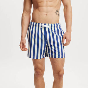 2025 OEM verano secado rápido personalizado traje de baño hombres pantalones cortos traje de baño masculino surf playa bolsillos laterales cortos impresión sublimada 3D - Product Image 1