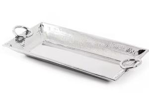 Chine plateau de service/plateau d'hôtel/plaque de chargeur Offre Spéciale plateau Long polyvalent plateau de service rectangulaire plateau d'hôtel en acier inoxydable - Product Image 2