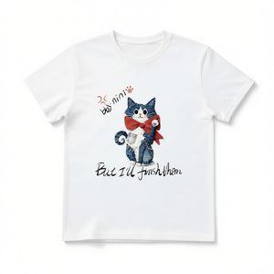 T-Shirt Unisex 100% Cotone 210GSM Stile Casual Aderente con Design Personalizzato Stampato in Serigrafia e DTG - Product Image 2