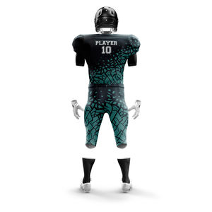 Uniformes de football américain de qualité supérieure pour les jeunes Vêtements de football courts et respirants sur mesure Taux d'usine Qualité supérieure - Product Image 3