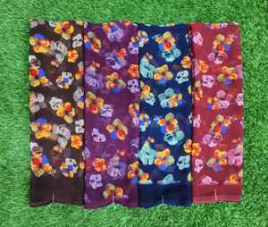 ผ้าซาติน georgette patta ไร้น้ำหนักห้าดาวพร้อมเสื้อ Saree ผ้าที่มีคุณภาพดีที่สุด - Product Image 1