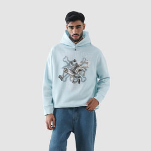 Sudaderas Extra Grandes de Alta Calidad para Hombre, Mangas Normales, Logotipo Personalizado Impreso, Sudaderas de Invierno, Técnica de Bordado, Hecho en Pakistán - Product Image 1